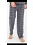 Uzun Kollu Erkek Ekose Alt ve Üst Pijama Takımı %100 Pamuklu 4 Mevsim 4