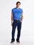 Erkek Tjm Reg Vintage Varsity T-Shirt Mavi 1