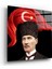 Atatürk ve Bayrak Cam Tablo | , Dekoratif, Ofis, Mutfak 1