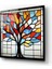 Hayat Ağacı Vitray Görünümü Cam Tablo | , Dekoratif, Ofis, Mutfak 2
