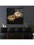 Gold Yapraklar Cam Tablo | , Dekoratif, Ofis, Mutfak 5