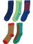 BLOK LINE 5 LI SKT-B 4PR Çok Renkli Erkek Çocuk Soket Çorap 1