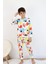 Erkek Çocuk Baskılı Interlok Kumaş Uzun Kollu Pijama Takımı 1