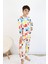 Erkek Çocuk Baskılı Interlok Kumaş Uzun Kollu Pijama Takımı 8