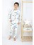 Erkek Çocuk Baskılı Interlok Kumaş Uzun Kollu Pijama Takımı 5