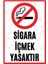 Sigara Içmek Yasaktır Dekota Uyarı Levhası 1