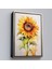 canvas Serie Suluboya Görünümlü Ayçiçek TABLO-7618 1