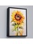 canvas Serie Suluboya Görünümlü Ayçiçek TABLO-7618 3