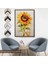 canvas Serie Suluboya Görünümlü Ayçiçek TABLO-7618 4