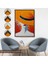 ^#canvas Serie Turuncu Şapkalı Retro Kadın TABLO-7589 4