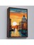 ^#canvas Serie Italya Venedik Kanal Yağlıboya TABLO-7858 2