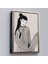 canvas Serie Handdrawn Oturan Kadın TABLOSU-7981 3