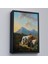 canvas Serie Johann Dallinger - Boğa ve Inekleriyle Genç Çiftçi Tablosu --8077 1
