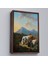 canvas Serie Johann Dallinger - Boğa ve Inekleriyle Genç Çiftçi Tablosu --8077 2