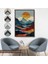 canvas Serie Dağların Üstündeki Güneş Manzarası TABLO-7649 4