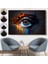 ^#canvas Serie Renkli Zarif Kadın Göz TABLOSU-7213 4