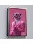 canvas Serie Sigara Içen Pembe Leopar TABLO-7859 2