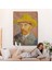 ^#canvas Serie Vincent Van Gogh - Hasır Şapkalı Otoportre TABLOSU-7449 4