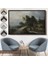canvas Serie 19. Yüzyılın Başları Köprülü Fransız Köy Okulu Manzara TABLOSU-7015 4