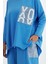 Denim Cepli Oversize Takım-Mavi 2