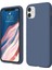 Apple iPhone 11 İnce Mat Silikon Kılıf Lacivert 1