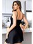 Hotflirt Nightlight 3655 Göğüs Kısmı Dantel Mini Saten Gecelik - Siyah - S 2