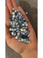 Mavi Akrilik Yuvarlak Dikme Kristal Taş Boncuk 0.4 mm x 100 Adet 2
