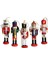 Nutcracker Fındıkkıran Yılbaşı Süsü 12 cm 5li Set 1