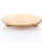 Yuvarlak Bambu Sunum Tahtası - 26 Cm Çap, Misket Ayaklı, Dekoratif Ve Çok Amaçlı 1