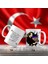 Asil Hediyelik Çift Yön Renkli Mustafa Kemal Atatürk Resimli ve Unutulmayan Sözleri Kupa Bardak 1