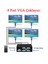 4 Port VGA Çoklayıcı Splitter 200MHZ 1 Giriş 4 Çıkış 4