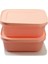 shtm Tupperware Dondurucu Kabı 450 ml (2) Pembe Düz Buz Kristali Buz Kristali Byrnew 1