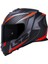 Storm 2 Racer Turuncu Kapalı Motosiklet Kaskı Siyah Camlı 3
