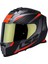 Storm 2 Racer Turuncu Kapalı Motosiklet Kaskı Gold Camlı 1