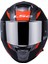 Storm 2 Racer Turuncu Kapalı Motosiklet Kaskı Gri Camlı 4