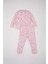 Kız Bebek Unicorn Baskılı Pijama Takımı Uzun Kollu Üst Beli Lastikli Uzun Alt E0763A525SP 5