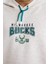 DeFacto Fit NBA Milwaukee Bucks Oversize Geniş Kalıp Kapüşonlu Kalın Sporcu Sweatshirt D6699AX25SP 4