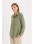 Regular Fit Basic Düz Uzun Kollu Siyah Gömlek Z6472AZ25SP 3