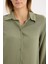 Regular Fit Basic Düz Uzun Kollu Siyah Gömlek Z6472AZ25SP 5
