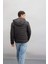 Su İtici Hafif Şişme Mont Slim Fit Dar Kesim Kapüşonlu Fermuarlı Cepli Mevsimlik N4661AZ25SP 4
