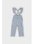 Kız Bebek Desenli Cepli Askılı Pantolon D9446A525SP 1