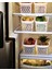 Buzdolabı Sepeti Dolap Içi Düzenleyici Sepet Organizer Beyaz 4 Adet 30X16X17 No:2 1