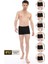 Erkek Elastanlı Siyah Boxer 810 6'lı Ekonomik Paket 1