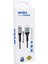 WK-22023 USB TO MICRO USB ÖRGÜLÜ GRİ 1 MT ŞARJ KABLOSU (NO:14) 2