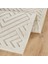 7/24 İskandinav Olav Beyaz 80x150 cm Salon Mutfak Halısı Yolluk Kilim 4