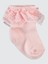 Kız Bebek 2'li Çorap Set 6-18 Ay Beyaz-Pembe 3