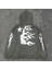 Fashion Devil Star Printed Antrasit Kapüşonlu Sweatshirt 2