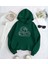 Snake Web Taş Işleme Detail Baskılı Kapşonlu Sweatshirt 1