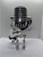 Mikrofon Lambası - Lamba Başlığı Vintage Metal Mikrofon Robot Masa Lambası Retro Stil Ev Süsleri, Kırmızı ve Gümüş (Yurt Dışından) 2