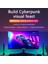 Ambiyans LED Rgb Işık Ses Atmosfer Işığı Tv Duvar Bilgisayar Oyun Pikap Lambası Oyun Oyunu Akıllı Işık (Yurt Dışından) 3